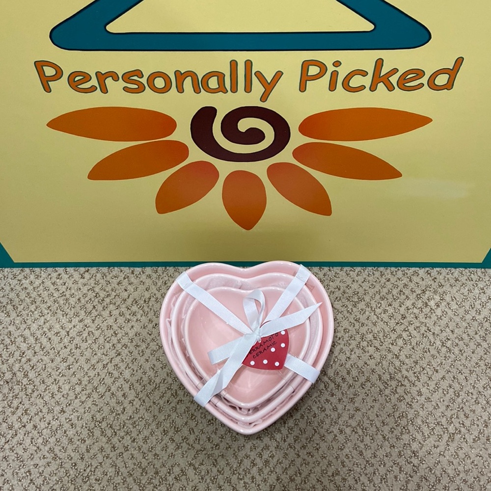 Terramoto Ceramic HEART Shaped Bowls